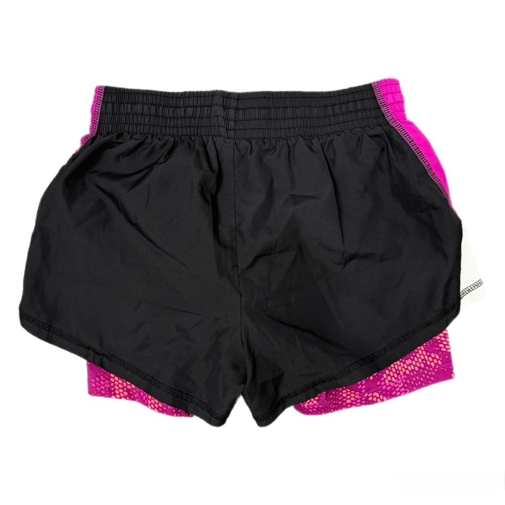 Champion Women's Black and Pink Athletic Shorts - Picture 2 of 5